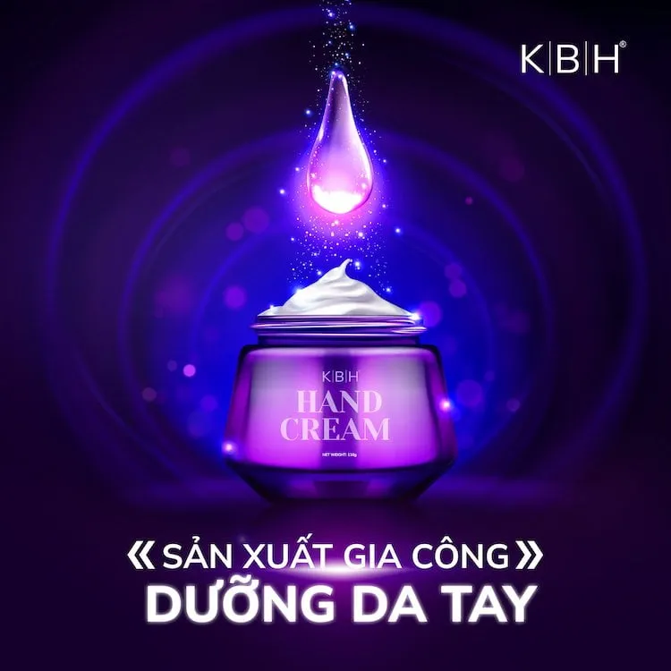 Sản phẩm gia cong kem duong da tay — Công Ty TNHH Thương Mại Sản Xuất KBH Company — MST 0316313707