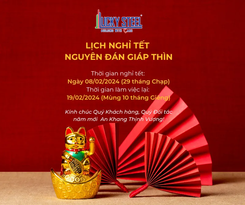 Sản phẩm nevi thong bao nghi tet — Công Ty Cổ Phần Lucky Steel Buildings — MST 0316327675