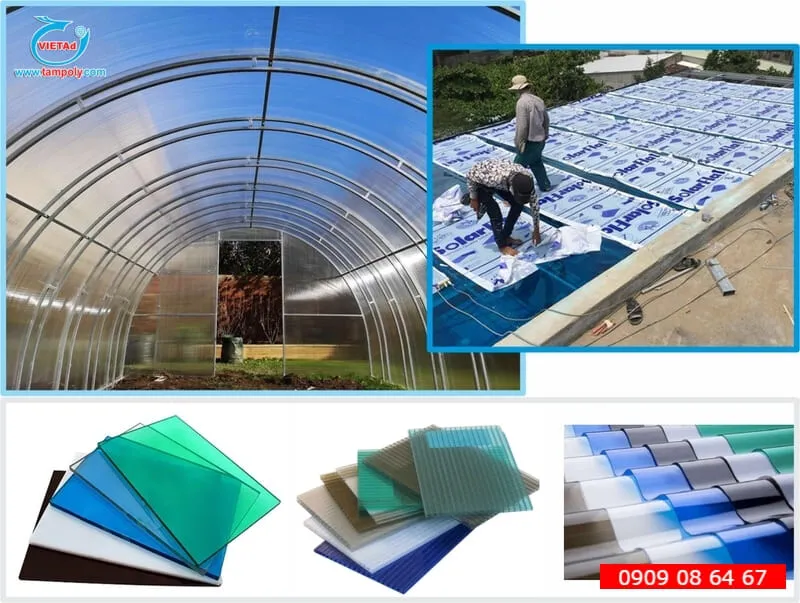 Sản phẩm gioi thieu tam polycarbonate — Công Ty TNHH Sản Xuất Thương Mại Minh Hiệp — MST 0316366314