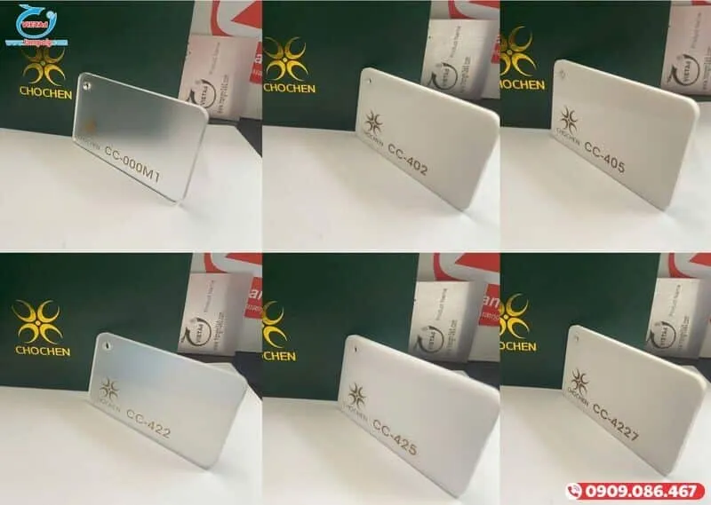 Sản phẩm tam mica chochen mau trang — Công Ty TNHH Sản Xuất Thương Mại Minh Hiệp — MST 0316366314