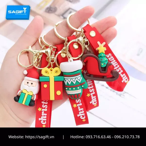 Sản phẩm Moc khoa cao su Noel MKSG02 6 — Công Ty Quà Tặng Hoàng Sa Trường Sa Việt Nam — MST 0316371681