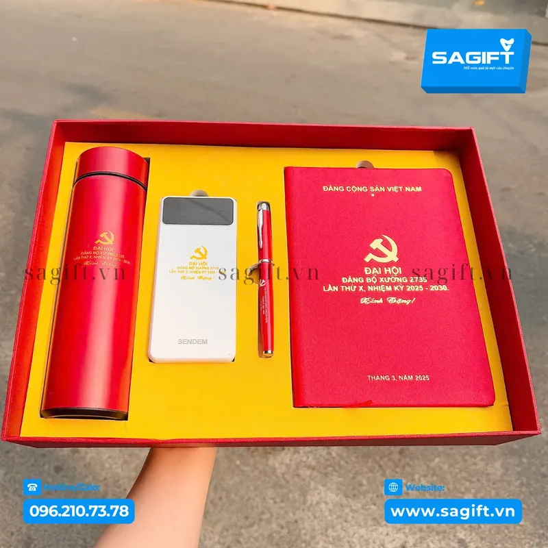 Sản phẩm bo qua tang dai hoi sagift3 — Công Ty Quà Tặng Hoàng Sa Trường Sa Việt Nam — MST 0316371681
