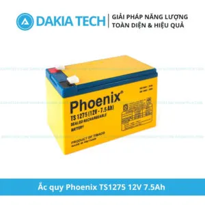 Sản phẩm Ac quy Phoenix 12V 7.5Ah TS1275 300x300 — Công Ty TNHH Dakia Group — MST 0316400741