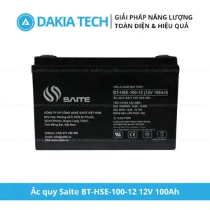 Sản phẩm Ac quy Saite 12V 100Ah 300x300 — Công Ty TNHH Dakia Group — MST 0316400741