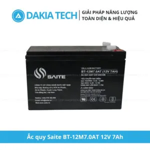 Sản phẩm Ac quy Saite 12V 7Ah 300x300 — Công Ty TNHH Dakia Group — MST 0316400741