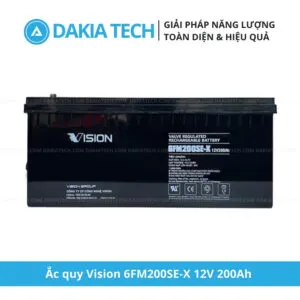 Sản phẩm Ac quy Vision 12V 200Ah 6FM200SE X 300x300 — Công Ty TNHH Dakia Group — MST 0316400741