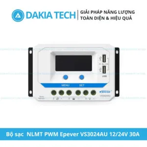Sản phẩm Bo sac NLMT PWM Epever 12_24V 30A VS3024AU 300x300 — Công Ty TNHH Dakia Group — MST 0316400741