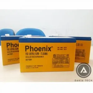 Sản phẩm Mat truoc Acquy Phoenix 12V 7.5Ah TS 1275 300x300 — Công Ty TNHH Dakia Group — MST 0316400741