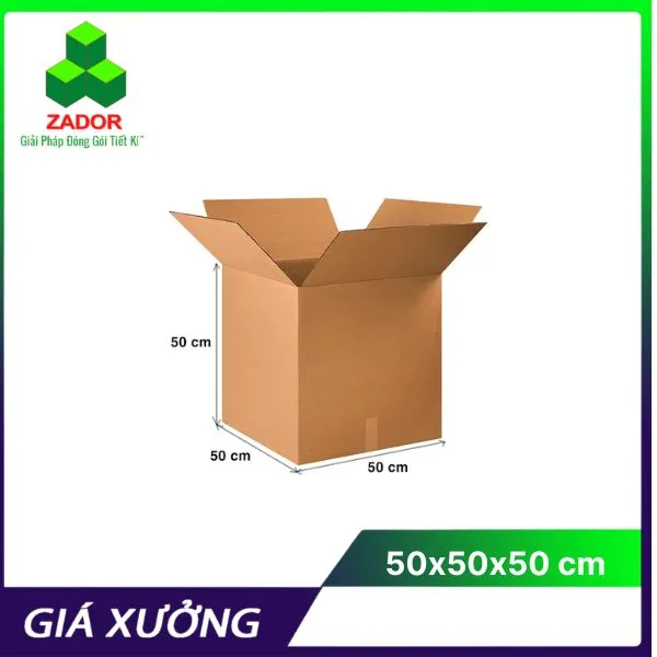 Sản phẩm thung carton chuyen nha 50 50 50 5 lop — Công Ty TNHH Zador — MST 0316419446