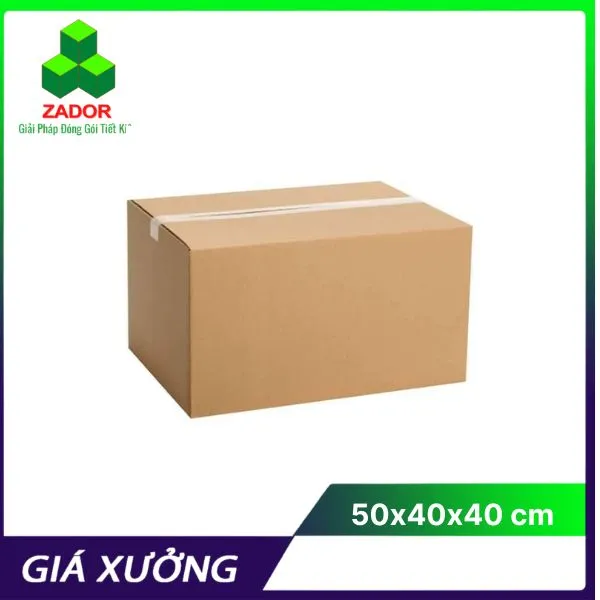 Sản phẩm thung giay 50 40 40 5 lop 1 — Công Ty TNHH Zador — MST 0316419446