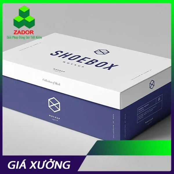 Sản phẩm Hop carton dung giay mau sac thuong hieu — Công Ty TNHH Zador — MST 0316419446