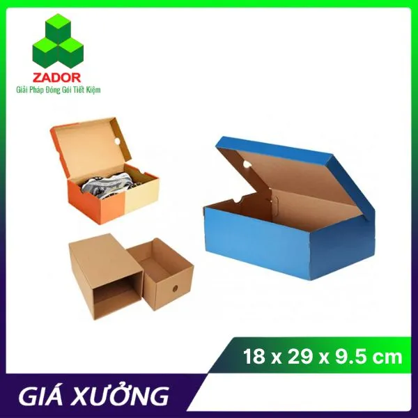 Sản phẩm Hop carton dung giay nap day 18_29_9.5 — Công Ty TNHH Zador — MST 0316419446