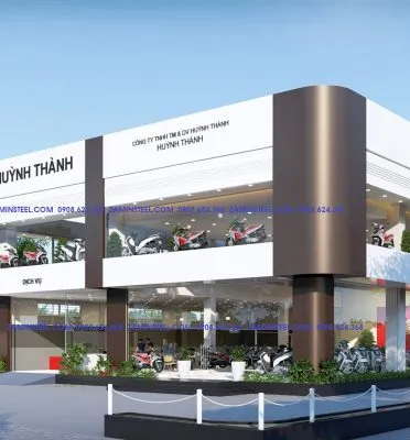 Sản phẩm showrom thep tien che 372x400 — Công Ty TNHH Xây Dựng Nhà Thép Zamin — MST 0316445421