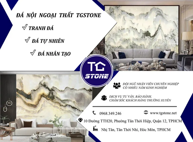 Sản phẩm da op lat tranh da phong khach tgstone 5 — TG Stone - Công Ty Cổ Phần Đầu Tư Sản Xuất Thương Mại Dịch Vụ Trần Gia — MST 0316449218