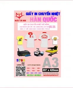 Sản phẩm giấy in chuyển nhiệt đế hồng khổ A3 247x296 — Công Ty TNHH Máy In MH — MST 0316461399