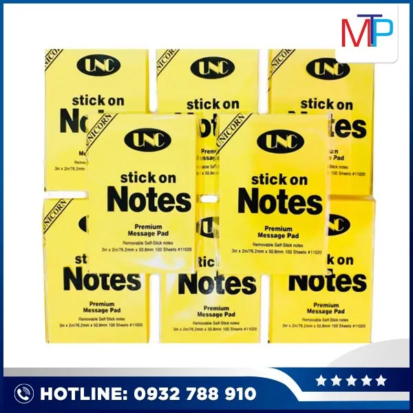 Sản phẩm Giay note — Văn Phòng Phẩm Minh Tài Phát - Công Ty TNHH Thương Mại Dịch Vụ Minh Tài Phát — MST 0316466887
