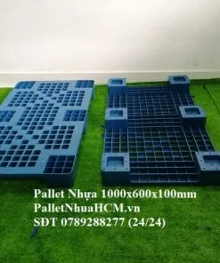 Sản phẩm palletnhuahcm 1000x600x100mm mau xanh 25 247x296 — Công Ty TNHH Pallet Nhựa HCM — MST 0316492541