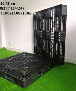 Sản phẩm palletnhuahcm 1100x1100x120mm 112 247x296 — Công Ty TNHH Pallet Nhựa HCM — MST 0316492541