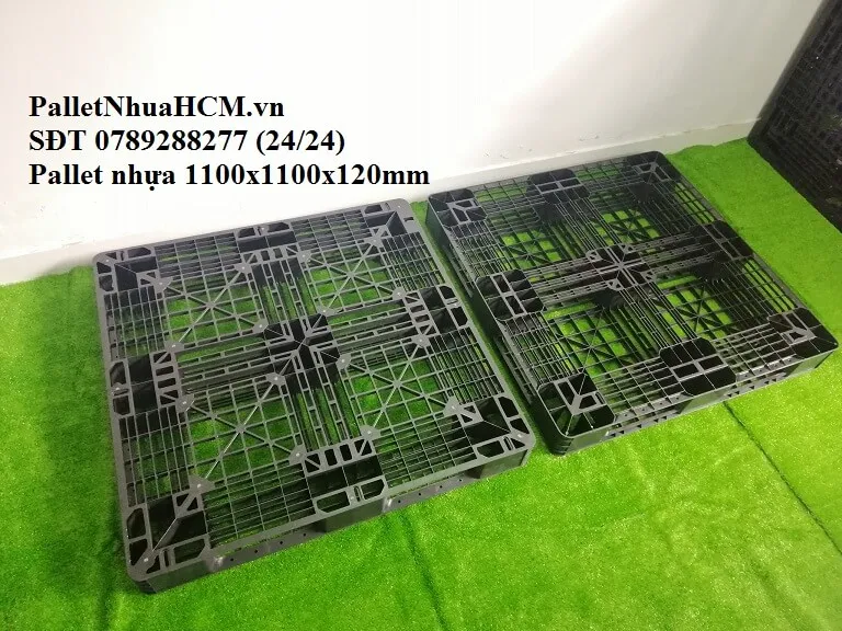 Sản phẩm palletnhuahcm 1100x1100x120mm 13 — Công Ty TNHH Pallet Nhựa HCM — MST 0316492541