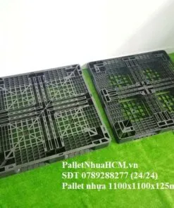 Sản phẩm palletnhuahcm pallet nhua 1100x1100x125mm 8 247x296 — Công Ty TNHH Pallet Nhựa HCM — MST 0316492541