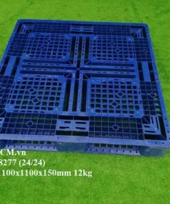 Sản phẩm palletnhuahcm pallet nhua 1100x1100x150mm mau xanh 13 247x296 — Công Ty TNHH Pallet Nhựa HCM — MST 0316492541