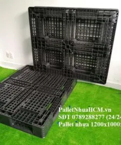 Sản phẩm palletnhuahcm pallet nhua mat phang 1200x1000x150mm 114 247x296 — Công Ty TNHH Pallet Nhựa HCM — MST 0316492541
