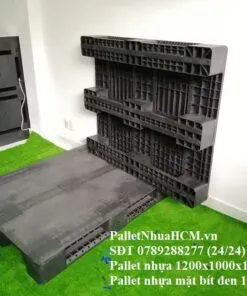 Sản phẩm palletnhuahcm pallet nhua mat phang 1200x1000x150mm 14 247x296 — Công Ty TNHH Pallet Nhựa HCM — MST 0316492541