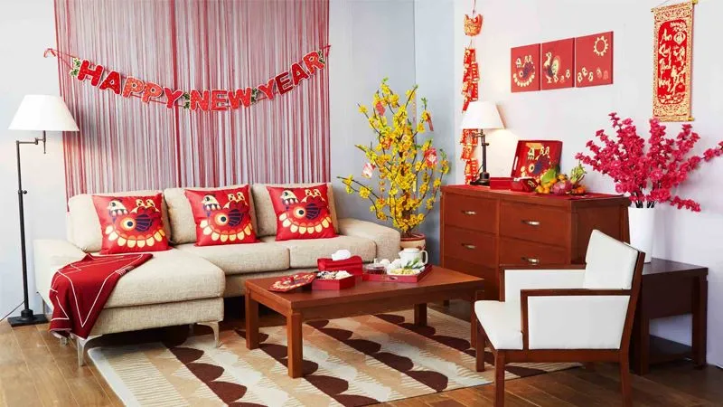 Sản phẩm kinh nghiem trang tri tet phong khach dep don xuan giap thin 202491 — Công Ty TNHH Trang Trí Nhà Bindo — MST 0316494838