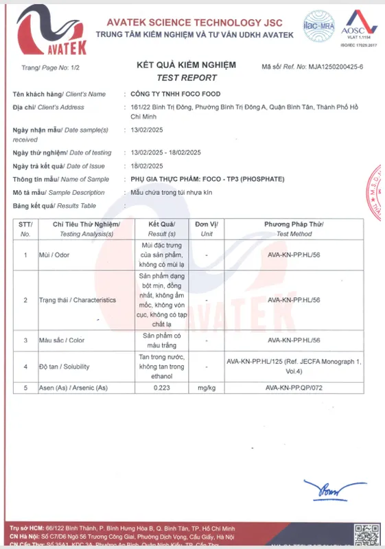 Sản phẩm screenshot_1775104361 — Công Ty TNHH Foco Food — MST 0316500898