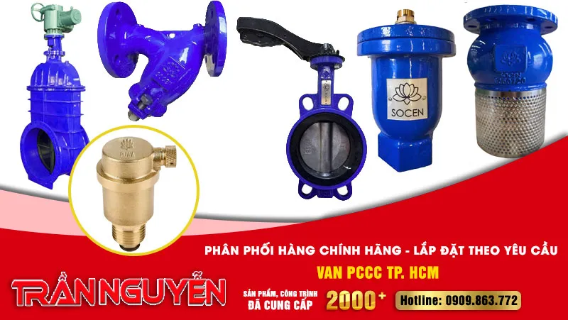 Sản phẩm Van PCCC TP. HCM — Công Ty TNHH Thương Mại Dịch Vụ Xây Dựng M&E Và Phòng Cháy Chữa Cháy Trần Nguyễn — MST 0316521129