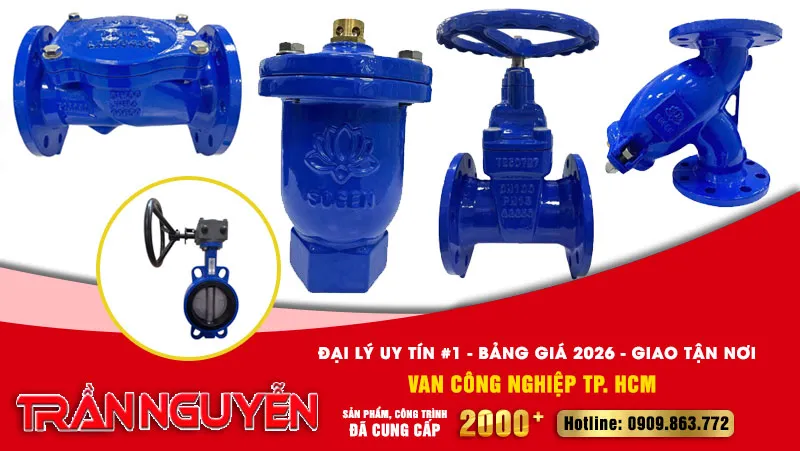 Sản phẩm Van cong nghiep TP. HCM — Công Ty TNHH Thương Mại Dịch Vụ Xây Dựng M&E Và Phòng Cháy Chữa Cháy Trần Nguyễn — MST 0316521129