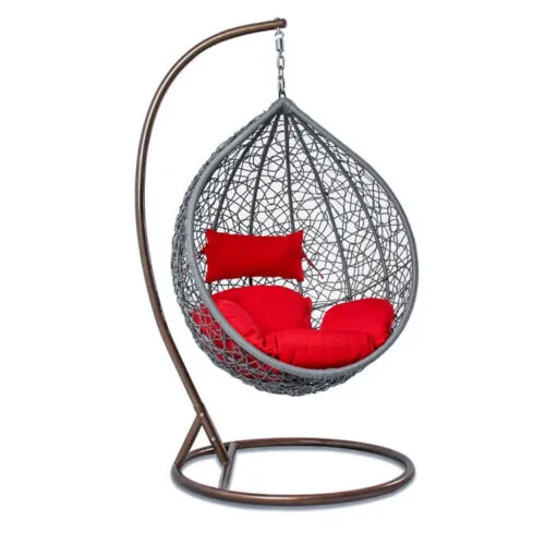 Sản phẩm Wicker Hanging Egg Chair With Cushion And Stand e1638764597277 — Bàn Ghế Nhựa Giả Mây An Lộc Furniture - Công Ty TNHH An Lộc Furniture — MST 0316534167