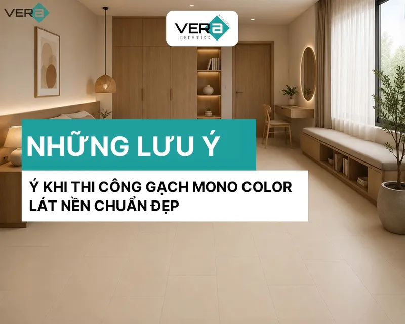 Sản phẩm nhung luu y khi thi cong gach mono color lat nen chuan dep — Công Ty TNHH VERA CERAMICS — MST 0316538757