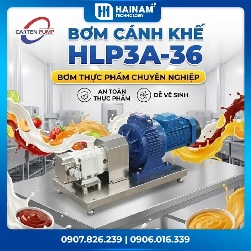 Sản phẩm bom canh khe hlp3a 36 — Công Ty TNHH Kỹ Thuật Hải Nam — MST 0316550232