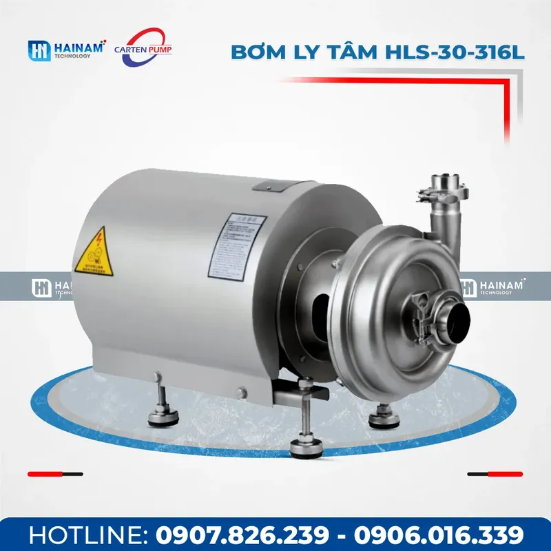 Sản phẩm bom ly tam carten pump hls 30 316l — Công Ty TNHH Kỹ Thuật Hải Nam — MST 0316550232