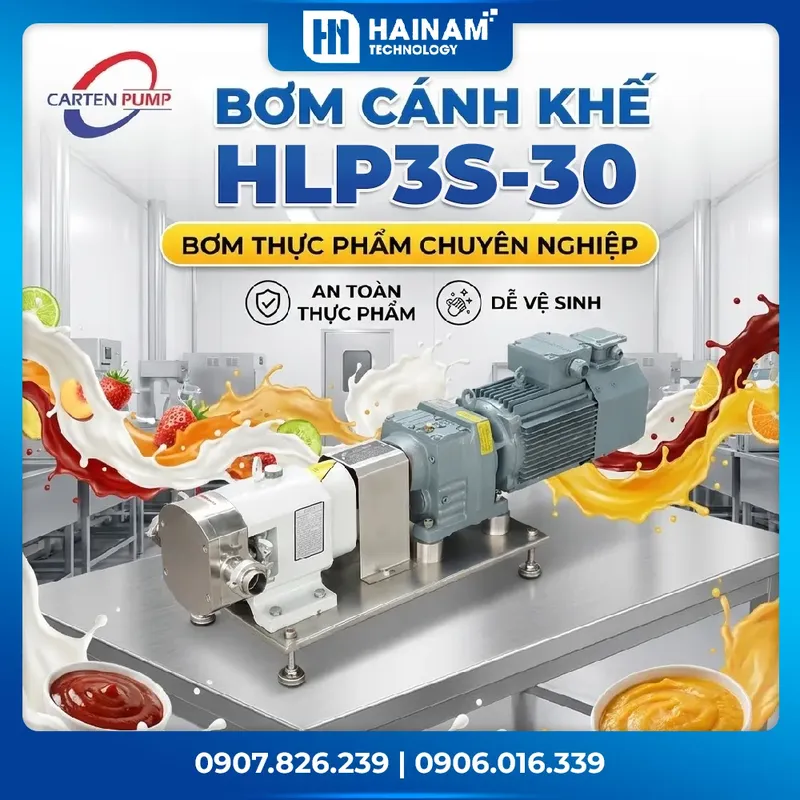 Sản phẩm bom canh khe hlp3s 30 1 — Công Ty TNHH Kỹ Thuật Hải Nam — MST 0316550232