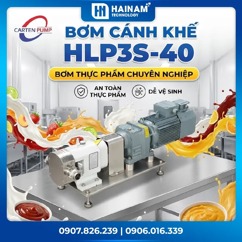 Sản phẩm bom canh khe hlp3s 40 1 — Công Ty TNHH Kỹ Thuật Hải Nam — MST 0316550232