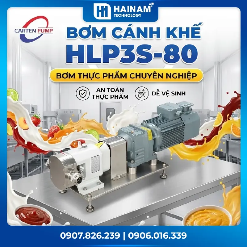 Sản phẩm bom canh khe hlp3s 80 1 — Công Ty TNHH Kỹ Thuật Hải Nam — MST 0316550232