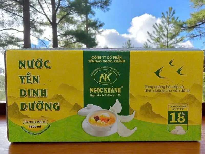 Sản phẩm Thung 24 chai Yen Dinh Duong Ngoc Khanh 1 — Yến Sào Ngọc Khánh - Công Ty Cổ Phần Yến Sào Ngọc Khánh — MST 0316552014
