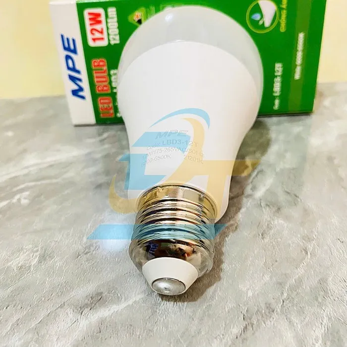 Sản phẩm bong den led bulb 12w 220v 6000 6500k mpe lbd3 12t mpe 1779763745 — Công Ty TNHH Thương Mại Dịch Vụ Đạt Tâm — MST 0316566289
