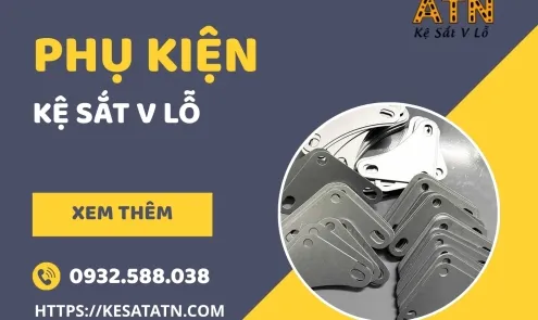 Sản phẩm phu kien ke sat v lo 8540 — Công Ty TNHH Sản Xuất Và Thương Mại Kệ Sắt ATN — MST 0316591373
