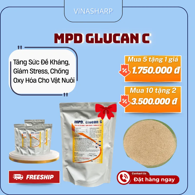 Sản phẩm MPD Glucan C vina 2 — Công Ty TNHH Vinasharp — MST 0316619928