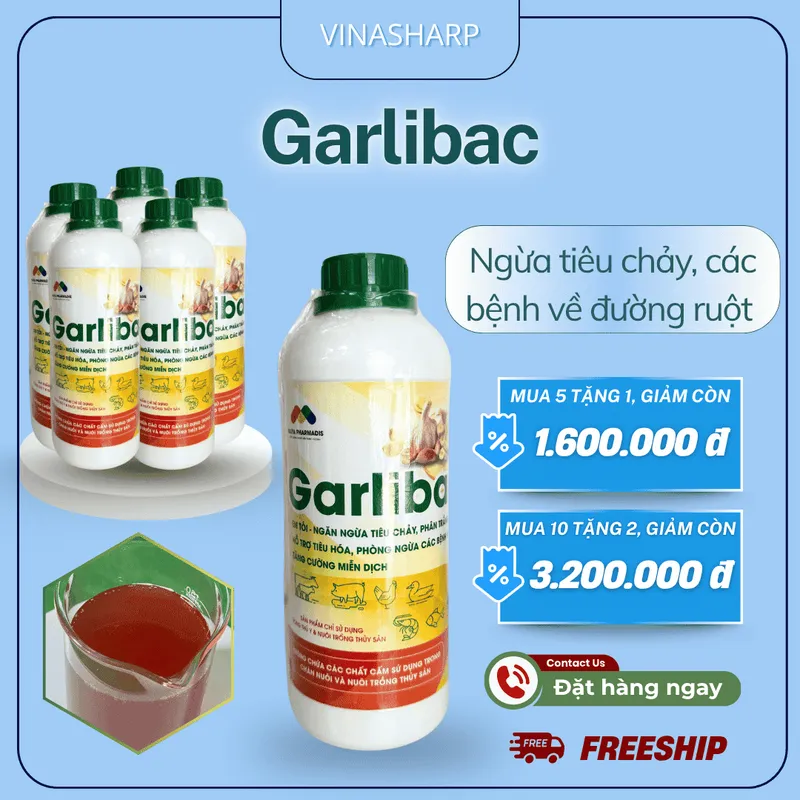 Sản phẩm Garlibac vina 1 — Công Ty TNHH Vinasharp — MST 0316619928