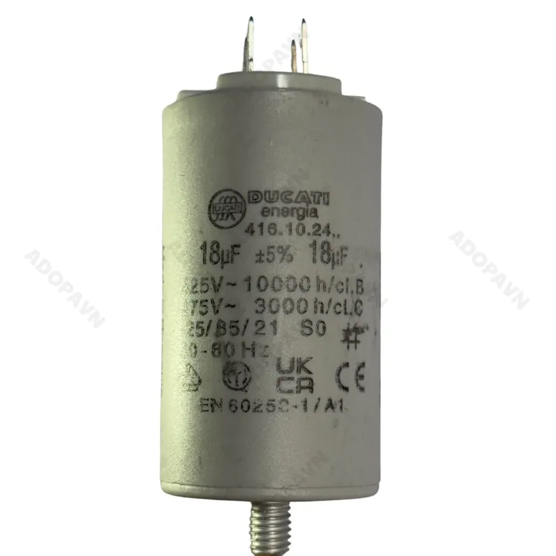 Sản phẩm Tu Dien Ducati energia 18uf — Công Ty TNHH Adopa — MST 0316624822