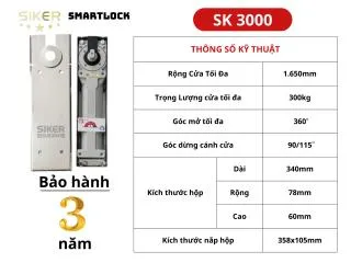 Sản phẩm ban le san  sk 3000 thumb — Khóa Điện Tử AZDOOR - Công Ty Cổ Phần AZDOOR Việt Nam — MST 0316638529