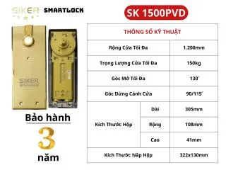 Sản phẩm sk 1500pvd thumb — Khóa Điện Tử AZDOOR - Công Ty Cổ Phần AZDOOR Việt Nam — MST 0316638529