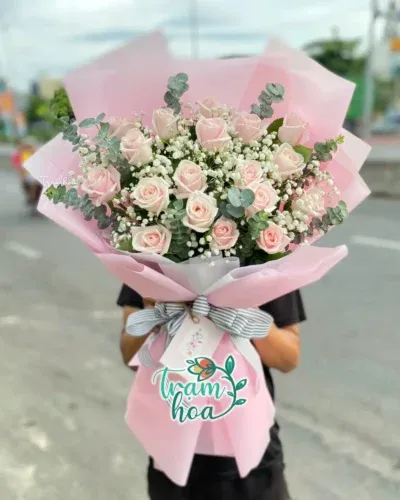 Sản phẩm Bo Hoa Tuoi TH B016 400x500 — Công Ty TNHH Trạm Hoa — MST 0316645004
