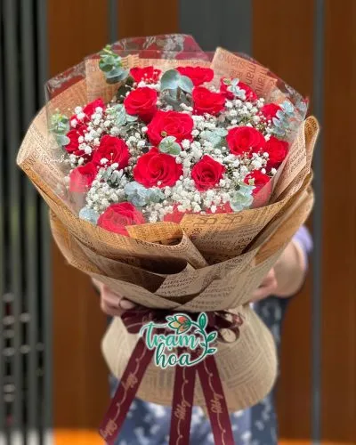 Sản phẩm Bo Hoa Tuoi TH B025 I Love You F 400x500 — Công Ty TNHH Trạm Hoa — MST 0316645004