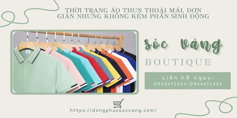 Sản phẩm AO THUN DONG PHUC CAO CAP SV8 1 — Công Ty TNHH Sản Xuất Thương Mại May Sóc Vàng — MST 0316659078