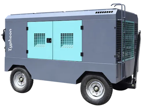 Sản phẩm typhoon diesel portable air compressors — Máy Nén Khí Hợp Nhất - Công Ty TNHH Kỹ Thuật Hợp Nhất HCM — MST 0316687420